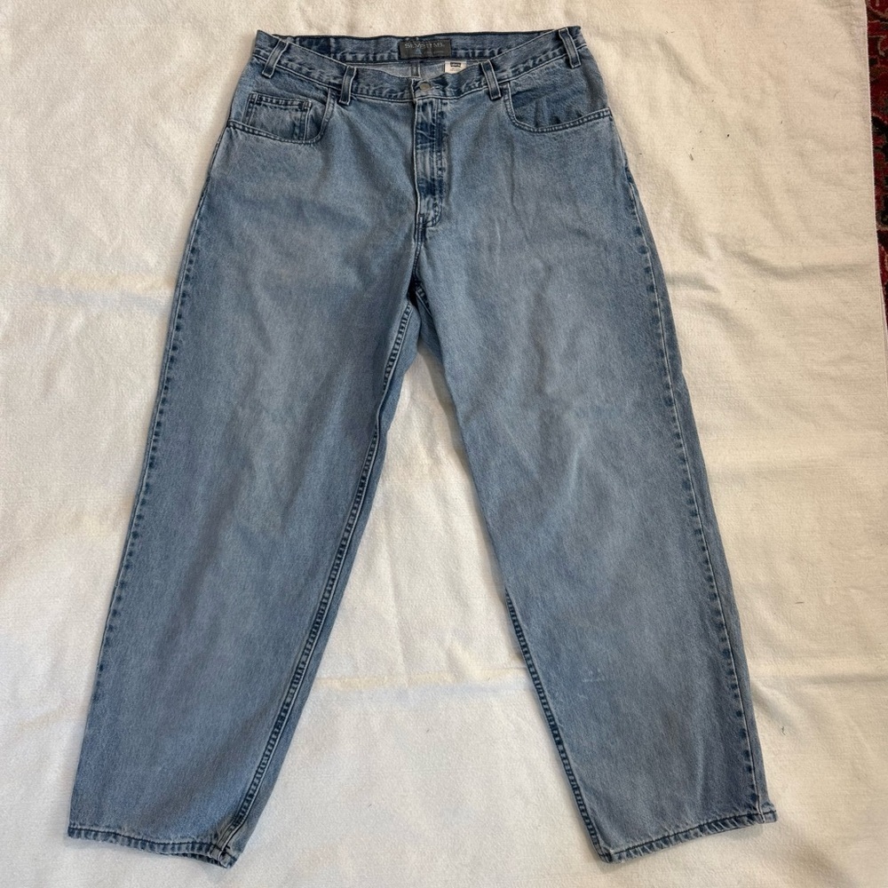 Levi’s SilverTab Baggy Jeans 36x32 100% Cotton Vintage Y2K Loose Fit Denim
